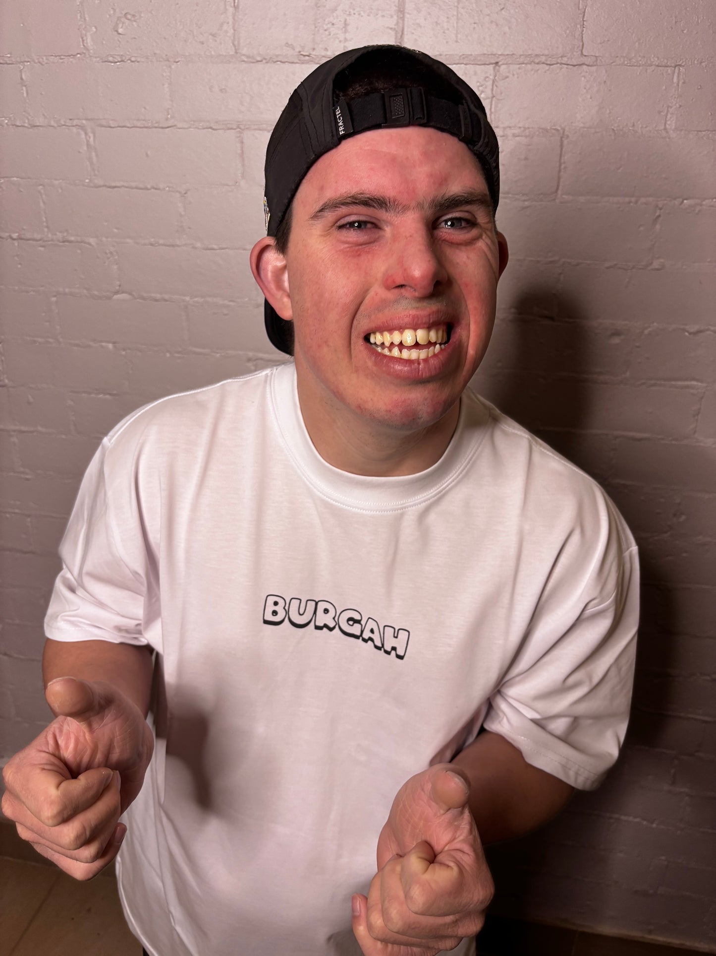 White Burgah Tee