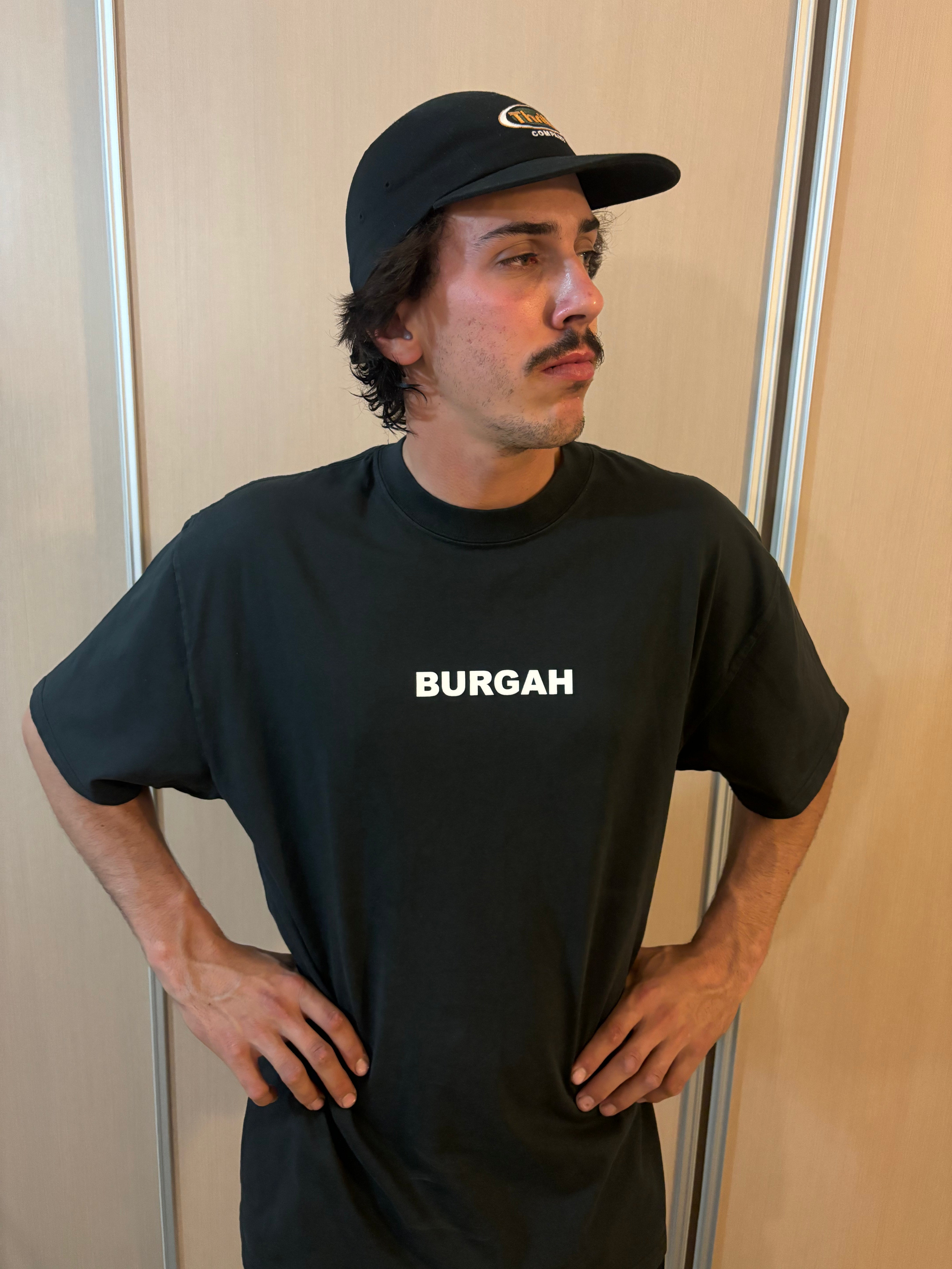 Black Burgah Tee – Claytons World
