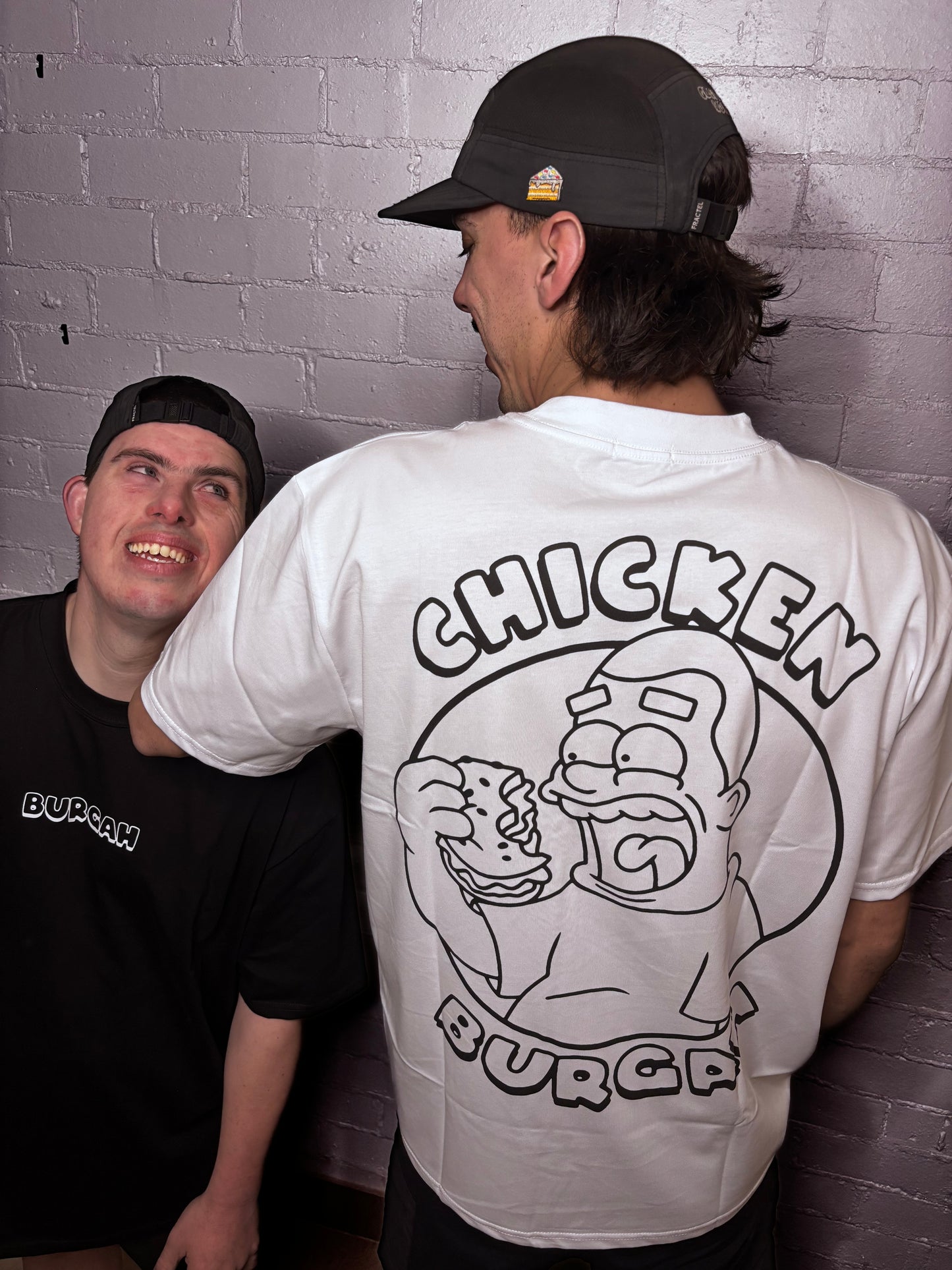 White Burgah Tee