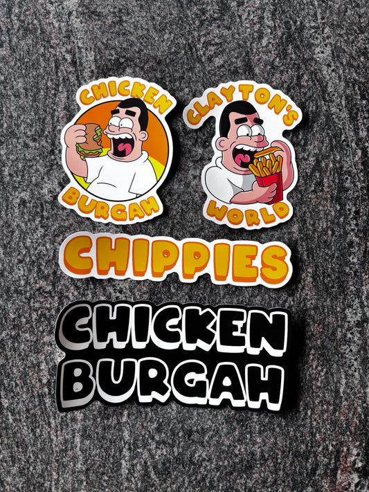 Clayto sticker bundle